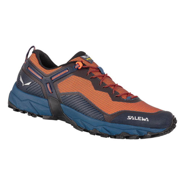 Salewa Ultra Train 3 Hiking Shoes - Men's Dark Denim/Red Orange 10.5