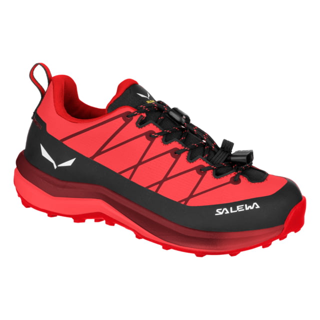 Salewa Wildfire 2 PTX Approach Shoes - Kids Fluo Coral/Syrah 12.5