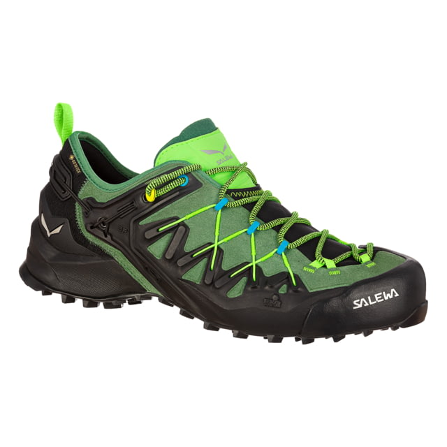 Salewa Wildfire Edge GTX Climbing Shoes - Men's Myrtle/Fluo Green 14