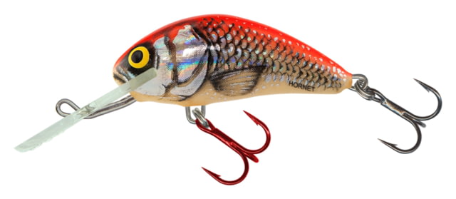 Salmo Hornet 4 1-5/8in 1/16oz Floating Holographic Silver Red Orange