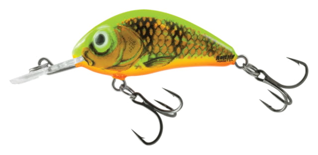 Salmo Rattlinft Hornet 3.5 1 3/8in 1/16oz Floating Gold Fluorescent Perch