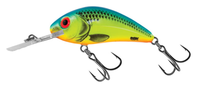 Salmo Rattlinft Hornet 4.5 1-3/4in 3/16oz Floating Floating Chartreuse Blue