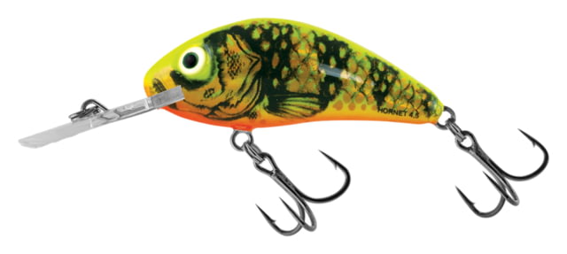Salmo Rattlinft Hornet 4.5 1-3/4in 3/16oz Floating Gold Fluorescent Perch