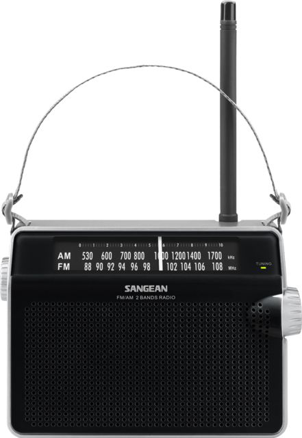 Sangean AM/FM Analog Tuning Radio Excellent Audio & Reception Tone Control