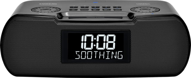Sangean FM-RBDS / AM / Bluetooth / Aux-in Digital Tuning Clock Radio with Sound Soother Gray