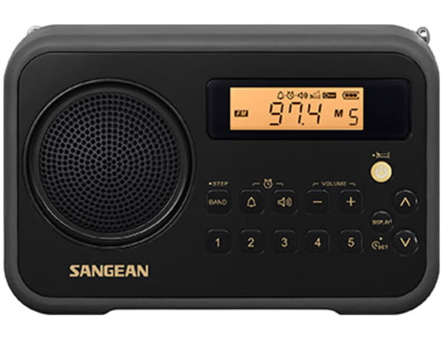 Sangean FM-Stereo / AM Digital Tuning Portable Radio Black