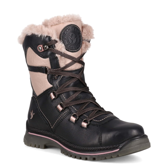 Santana Canada Majesta3 Leather Winter Boot - Women's Black Pink 8 MAJESTA3BLACK PINK8