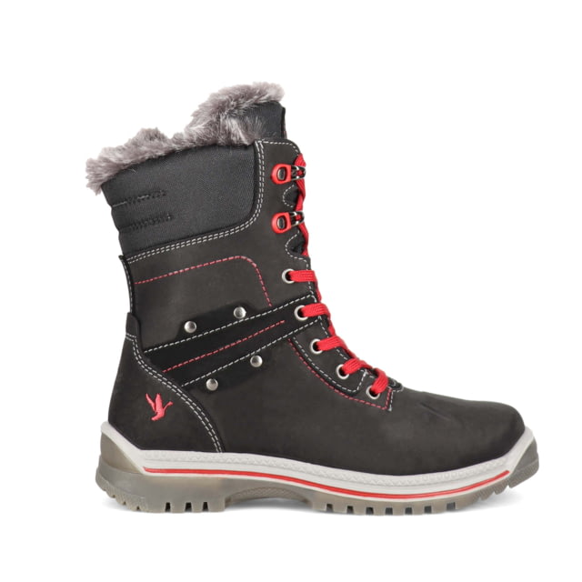 Santana Canada May Leather Winter Boot - Women's Black/Red 10 MAYBLACK / RED10