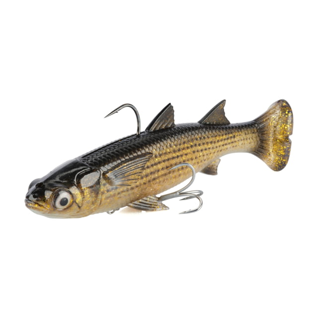 Savage Gear 3D LT Mullet Pro Swim Soft Bait Pack of 1 5in Gold