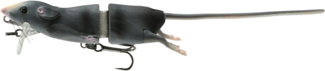 Savage Gear Savage Gear 3D Rat Bait 1/2oz 6.25in Floating Grey R-165-GY