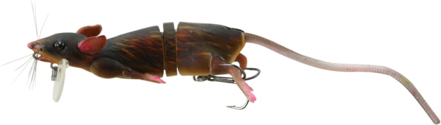 Savage Gear Savage Gear 3D Rat Bait 1 oz 7.75in Floating Brown R-200-BR