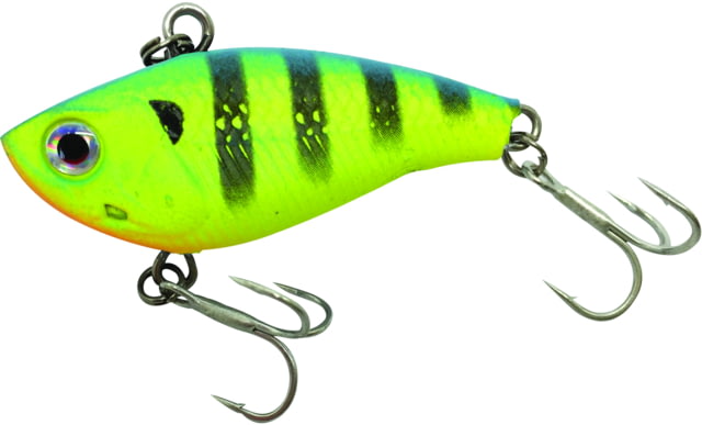 Savage Gear Tpe Soft Vibe Lipless Crankbait Sinking Chartreuse Tiger 2.5in 3/4oz
