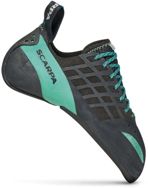 Scarpa Instinct Climbing Shoes - Women's Black/Aqua 42.5