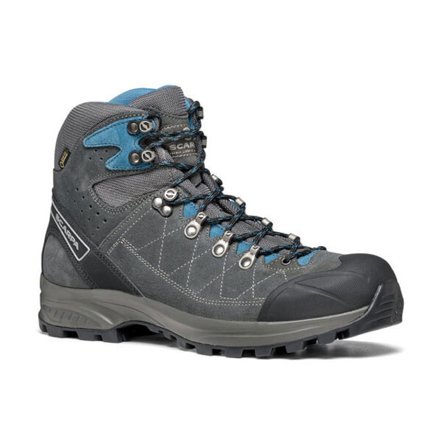 Scarpa Kinesis Pro Gtx Hiking Boots - Men's Shark Grey/Lake Blue 44.5 Lkblu-44.5