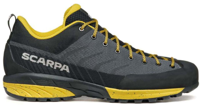 Scarpa Mescalito Planet Approach Shoes - Mens Gray/Curry 44.5