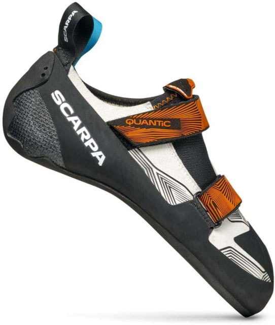 Scarpa Quantic Climbing Shoes - Mens Dust Grey/Mango 38.5
