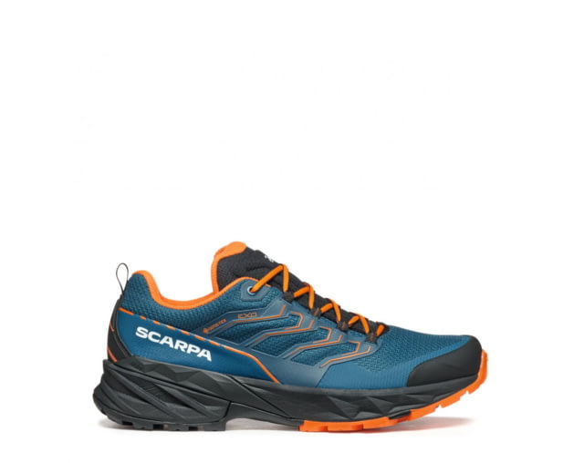 Scarpa Rush 2 GTX Trail Running Shoes - Mens Cosmic Blue/Orange 47