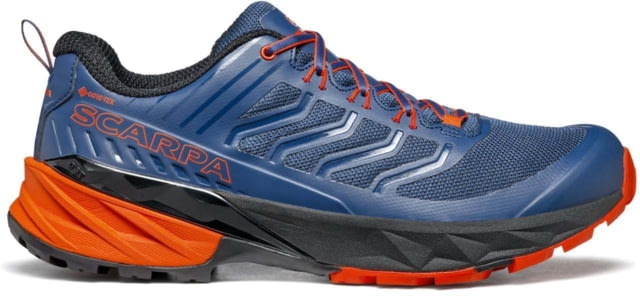 Scarpa Rush GTX Trailrunning Shoes - Men's Blue/Fiesta 47