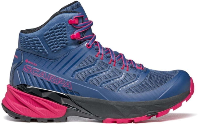 Scarpa Rush Mid GTX Hiking Shoes - Women's Blue/Fuxia 40.5