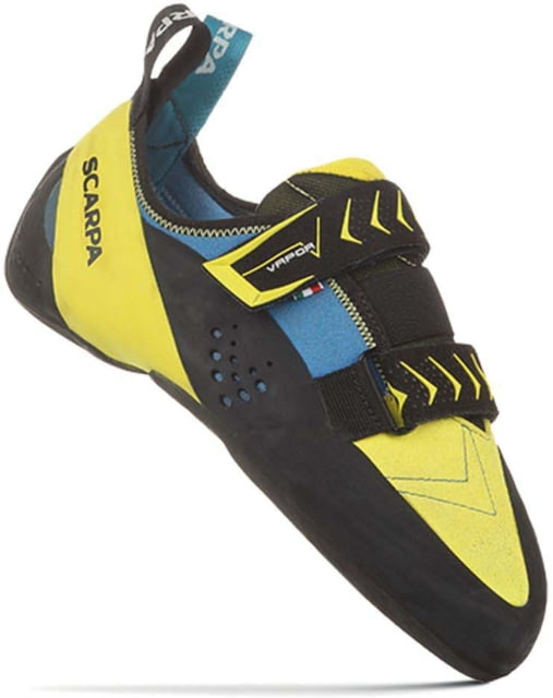Scarpa Vapor V Climbing Shoes - Men's Ocean/Yellow 50