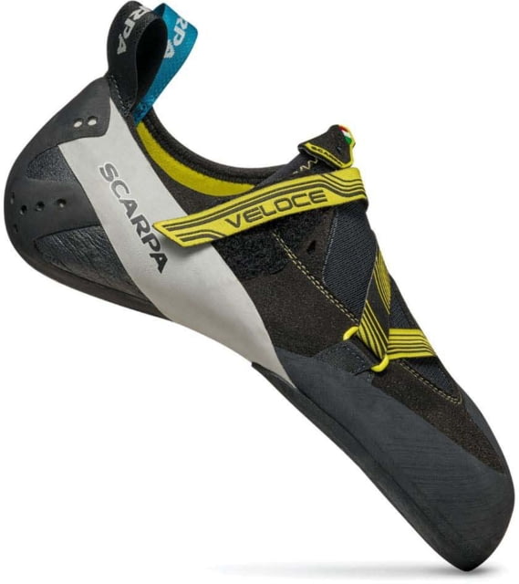 Scarpa Veloce Climbing Shoes - Men's Black/Yellow 43.5 Euro
