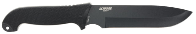 Schrade Bedrock Magnum Fixed Blade AUS-10 Blade Rubberized Handle