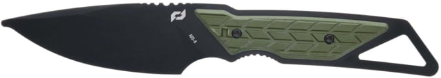 Schrade Outback Fixed Blade AUS-8 Drop Point Blade Overmolded Handle