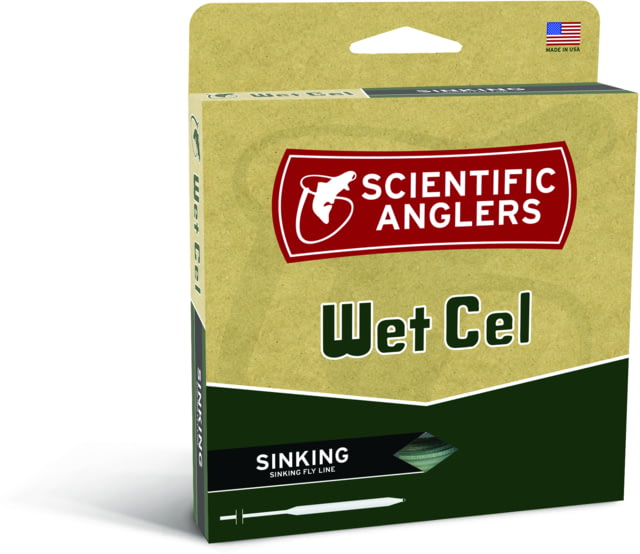 Scientific Anglers WetCel WF 7-S Sinking Fly Line Type IV Weight Forward Charcoal