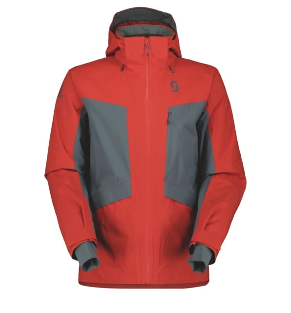 SCOTT Ultimate DRX Jacket - Men's Magma Red/Grey Green Large