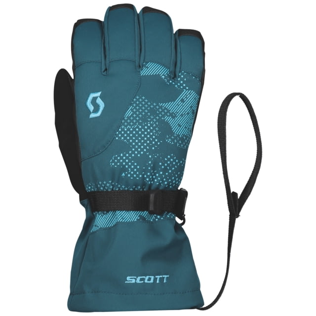 SCOTT Ultimate Premium GTX Gloves - Junior Majolica Blue/Bright Blue Extra Large