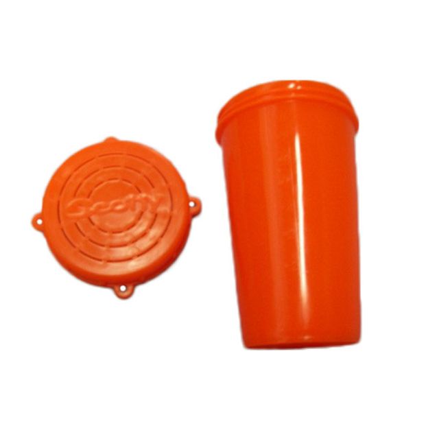 Scotty 657 Bait Jar w/ Quick Lock Threaded Lid 1 Litre Fluorescent Red