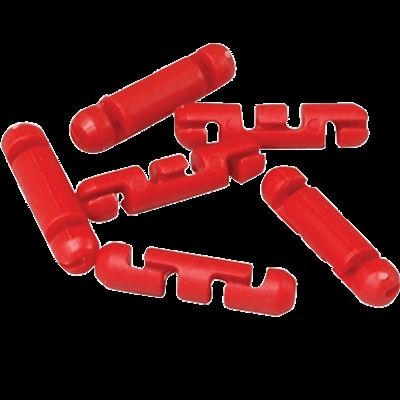 Scotty Stopper Beads for Braided Line 6 Pack Red