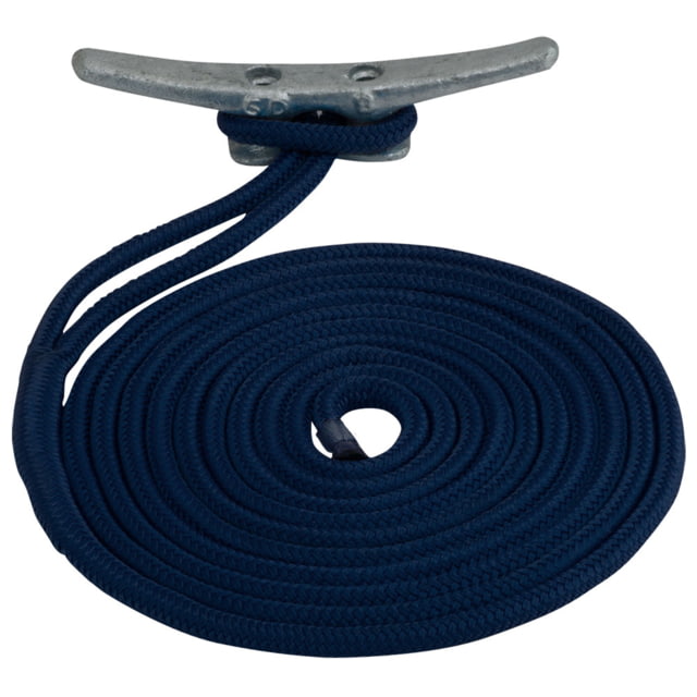 Sea-Dog Double Braided Nylon Dock Line - 1/2" x 20' - Navy