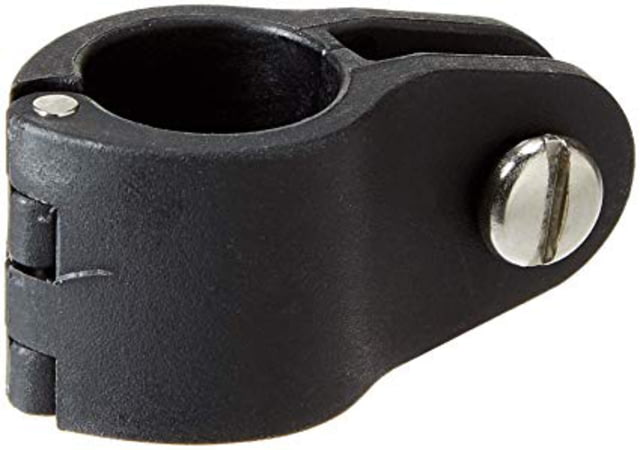 Sea-Dog Hinged Jaw Slide Fitting With Bolt - 7/8" Black 7/8in