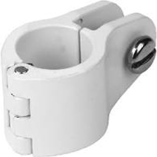 Sea-Dog Hinged Jaw Slide Fitting With Bolt - 7/8" White 7/8in