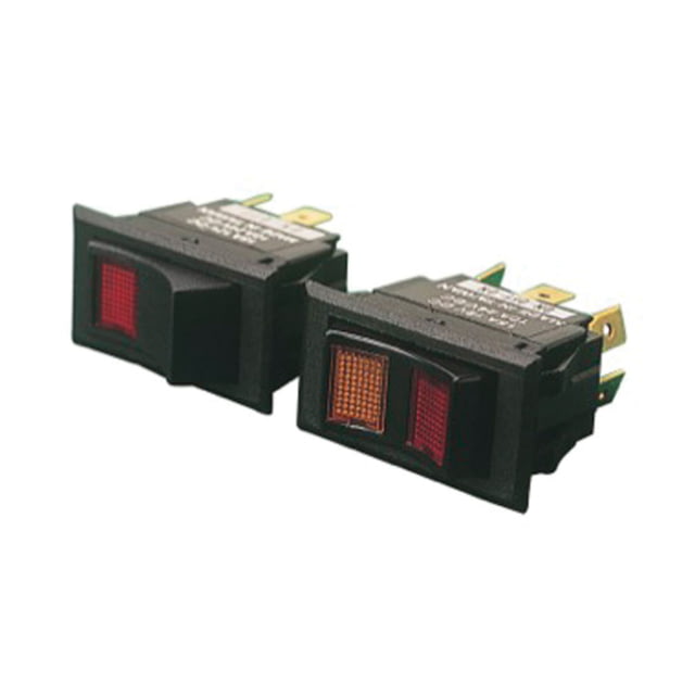 Sea-Dog Illuminating Rocker Switch - On/Off/On Dpdt /Yellow Lens Red