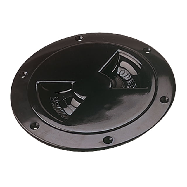Sea-Dog Screw Out Deck Plate - 4-7/16" Black