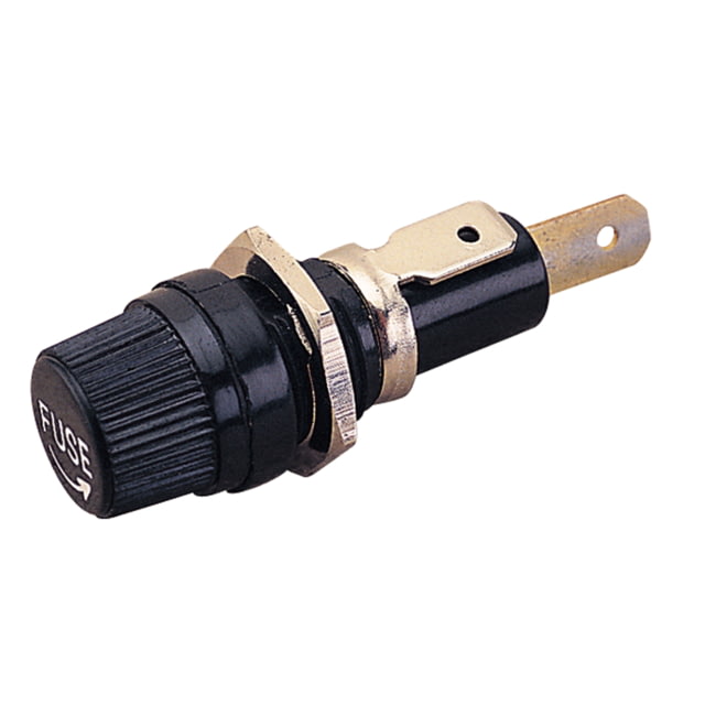 Sea-Dog Sea Dog Agc Round Fuse Holder With Spade Terminal 15 Amp
