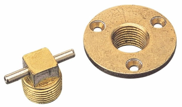 Sea-Dog Sea Dog Bronze Garboard T Handle Drain And Plug 1/2in.Npt