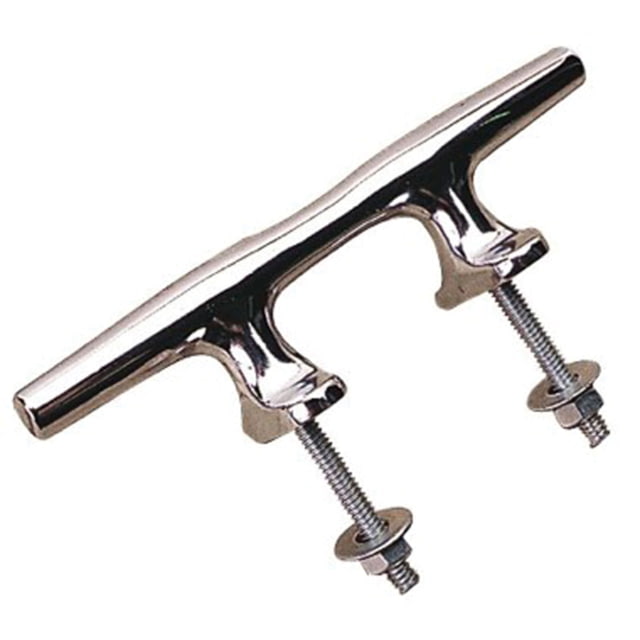 Sea-Dog Sea-Dog Sea Dog Chrome Plated Open Base Cleat With Stud Mount 6in