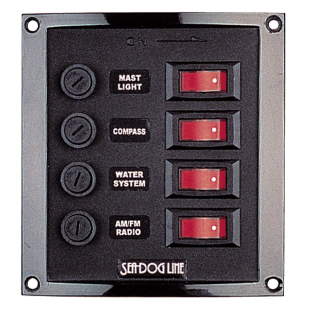 Sea-Dog Sea-Dog Sea Dog Vertical 4 Gang Panel