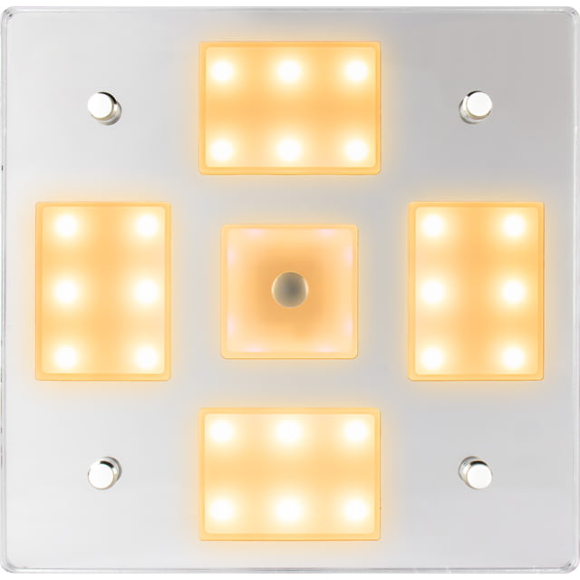 Sea-Dog Sea-Dog Square LED Mirror Light w/On/Off Dimmer White/Blue