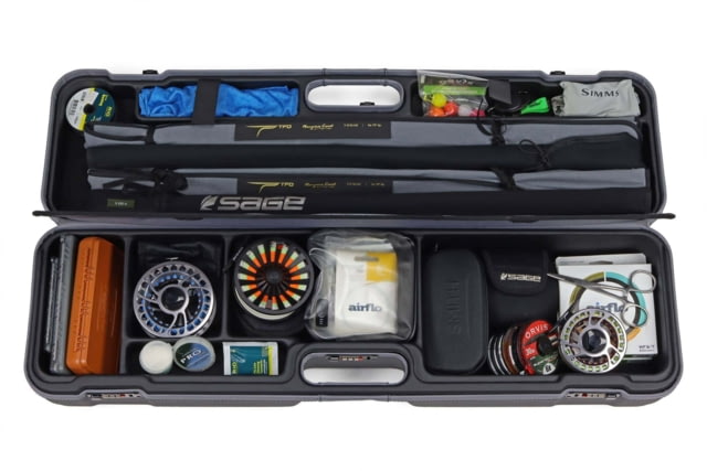 Sea Run Norfork Expedition Fly Fishing Rod Travel Case 9.5 FT Rod Black/Gray