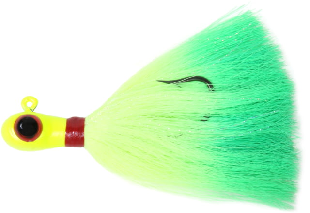 Sea Striker Bugeye Jig 1 1/2 oz Chartreuse Head/Chartreuse/Green Tail Mylar