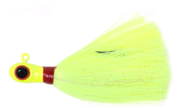 Sea Striker Bugeye Jig 1 1/2 oz Chartreuse Head/Chartreuse Tail Mylar