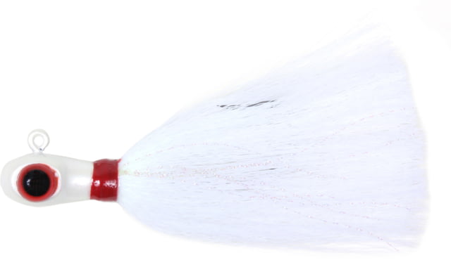 Sea Striker Bugeye Jig 1 1/2 oz White Head/White Tail Mylar