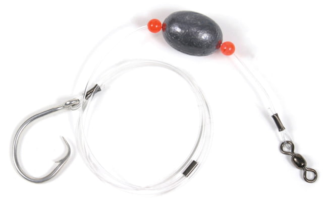 Sea Striker Sea Striker Circle Hook Snapper Grouper Rig 6 oz Egg Lead 30" 150 Lb Mono Sz 13/0 CIrcle Hook