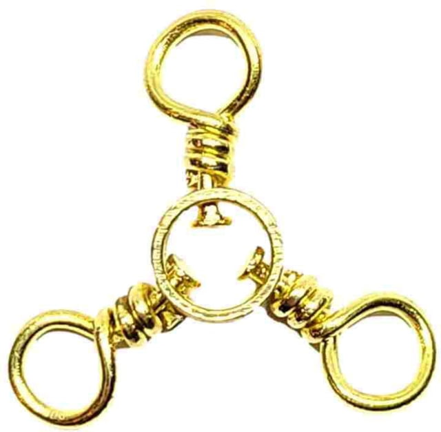 Sea Striker Interlock Snap Swivel Brass 3Way Swivel size 1/0 6 pack