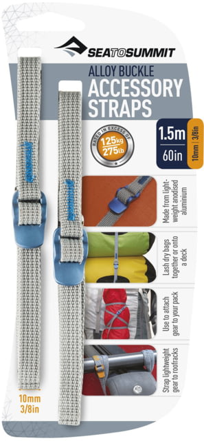 Sea to Summit 10 mm Hook Release Accessory Straps Blue 3/8in 60in/1.5m