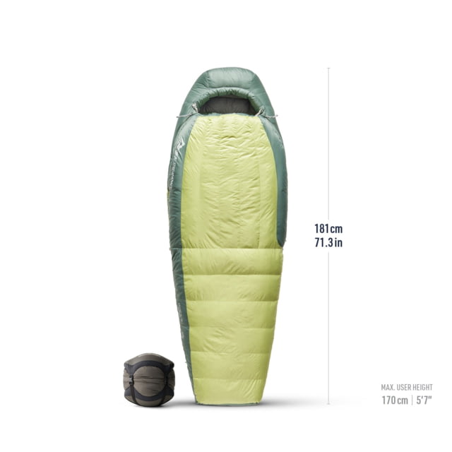 Sea To Summit Sea to Summit Ascent Down 15F/-9C Sleeping Bag - Women's Celery Green Regular